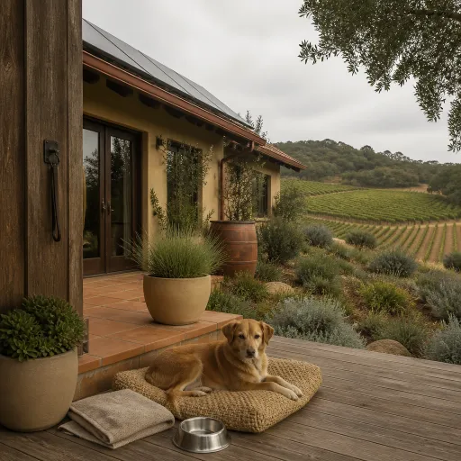 Elegant dog friendly hotels in Paso Robles for eco conscious wine country stays