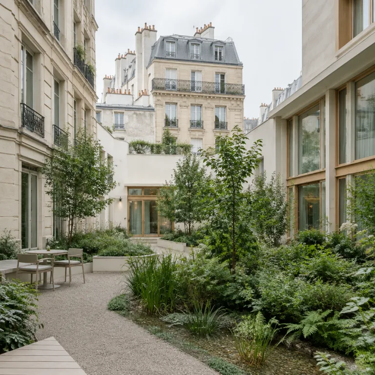 An eco‑luxury hotel in Paris 9 for urban sanctuary stays
