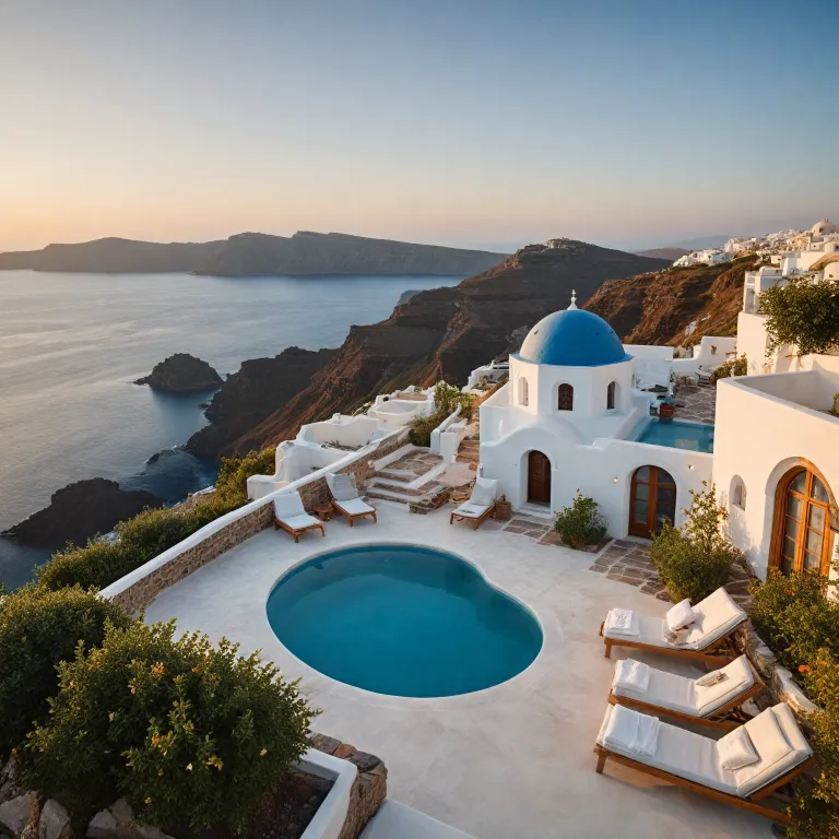 Where to stay in Santorini for eco‑luxury views, pools and serene villages