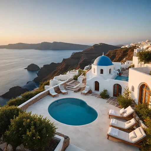 Where to stay in Santorini for eco‑luxury views, pools and serene villages