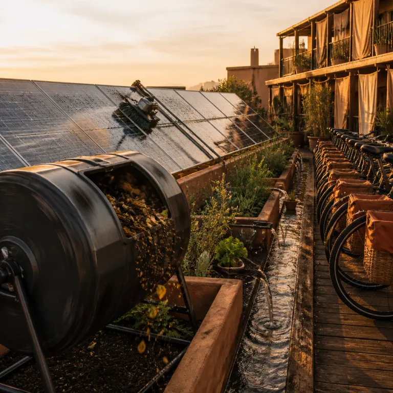Peak season, genuine impact: the eco-hotels that maintain low footprint at full capacity
