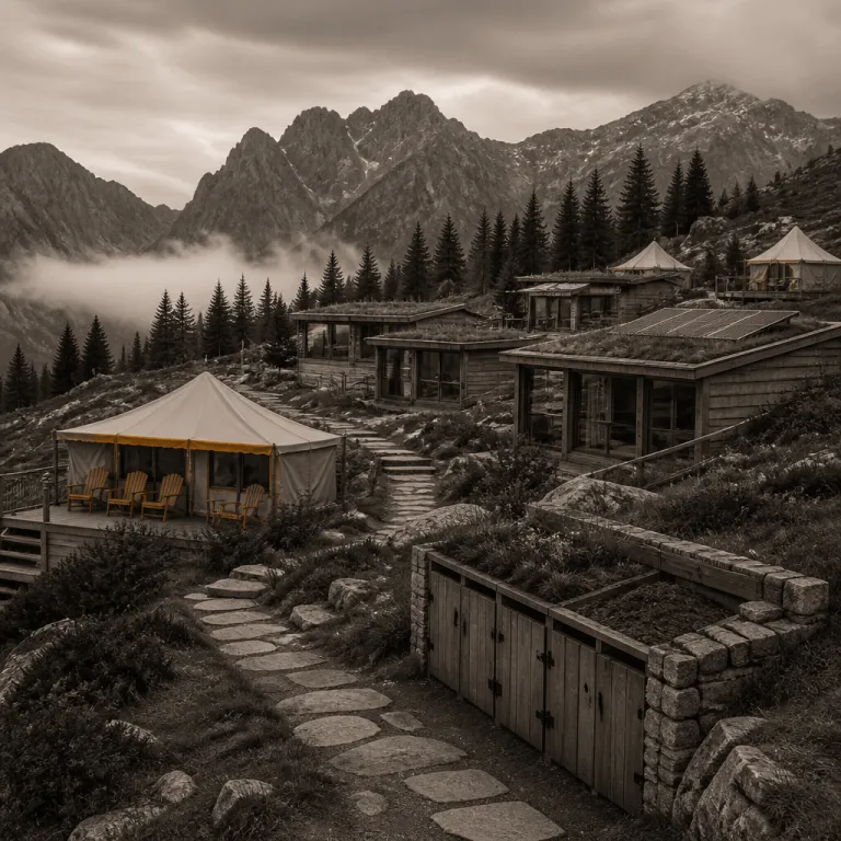Alpine retreats and camps for eco conscious luxury travelers